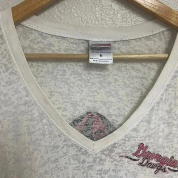 Georgia Dawgs Soffe Vintage Tee Shirt Women's Size M Football Bulldogs - Picture 10 of 12